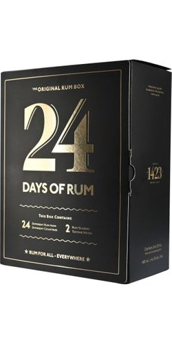 Rom Julekalender - 24 Days of Rum 2024, Black Edition