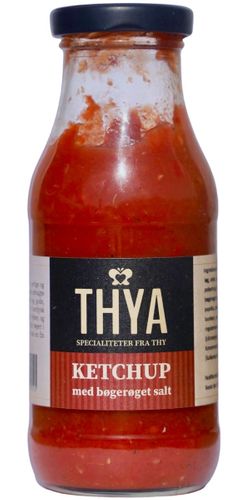 Thya, Ketchup med bøgerøget salt